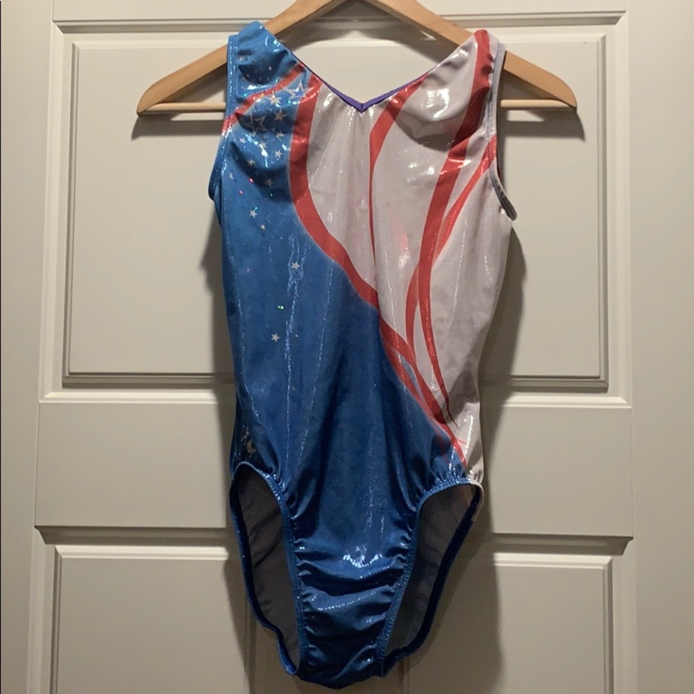 GK Aly Raisman gymnastics leotard
